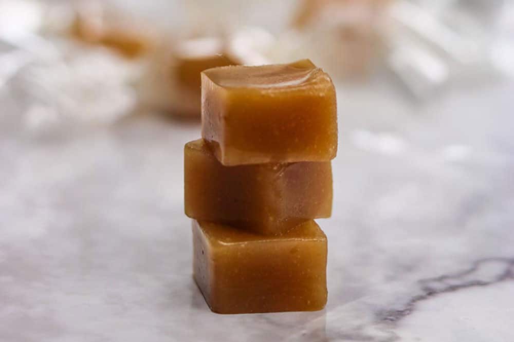 Candies with monk fruit sweetener